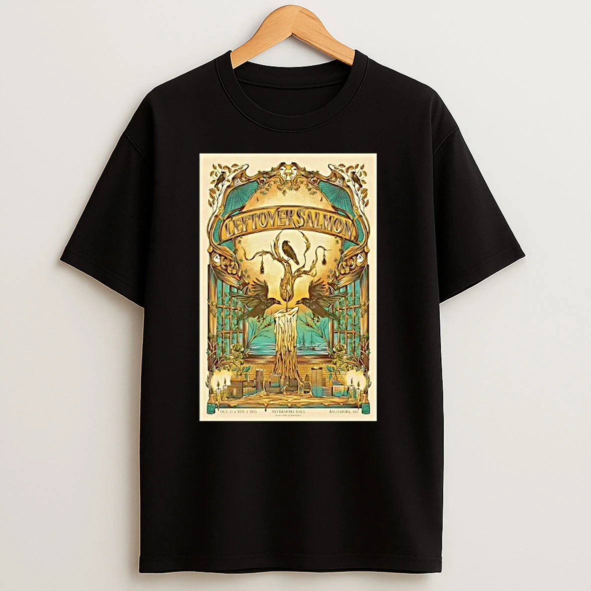 Leftover Salmon Baltimore Md Tour 2025 T Shirts