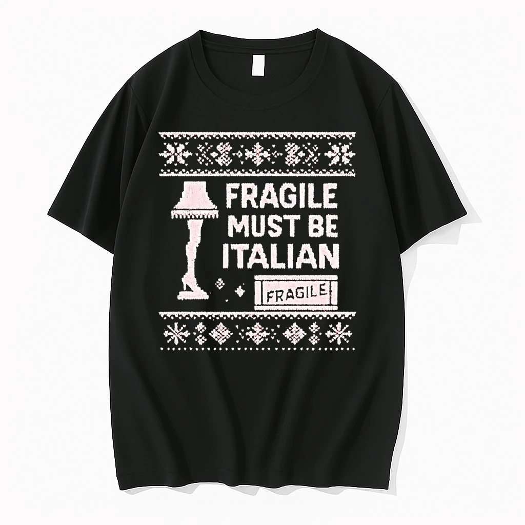 Leg Lamp Fragile Must Be Italian Ugly Christmas Shirts