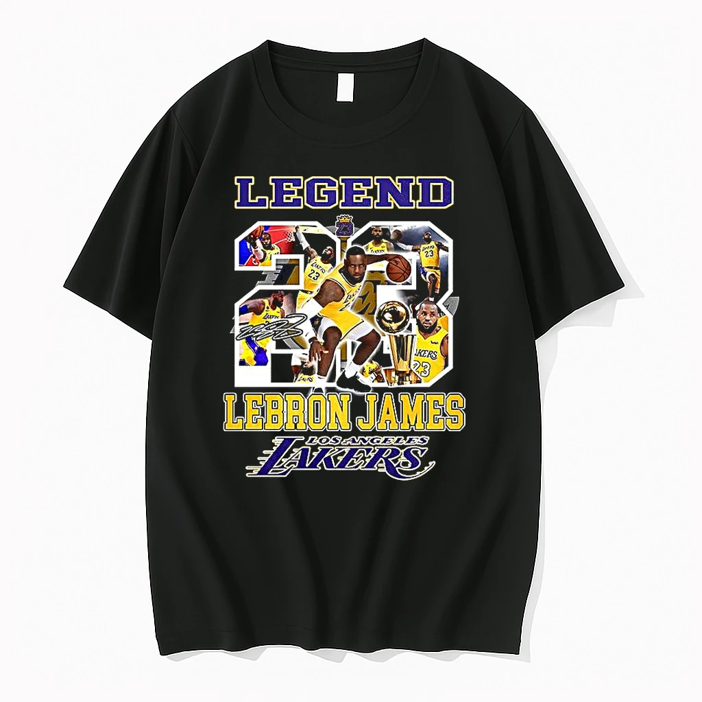 Legend Lebron Lakers Los Angeles Number 23 Collage Signature Shirts