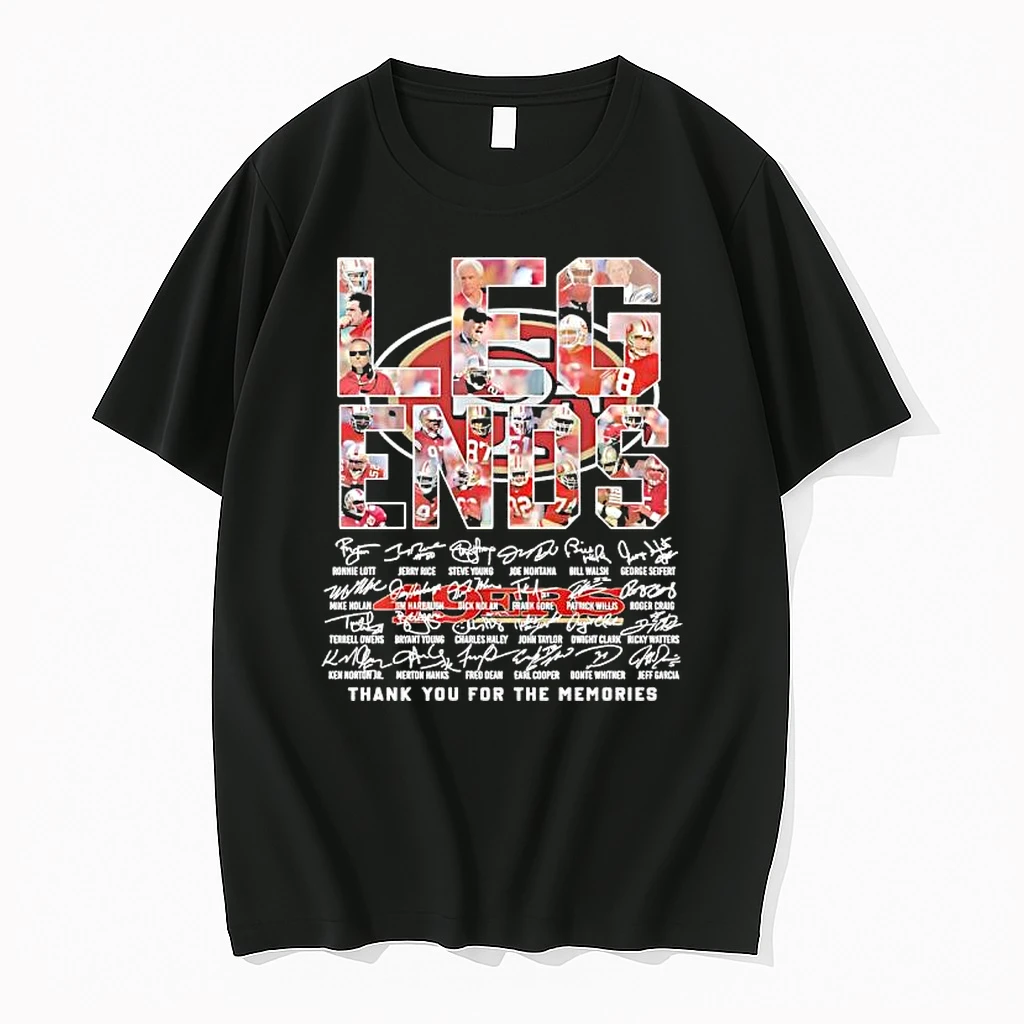 Legends San Francisco 49ers Signatures Of Players Shirts