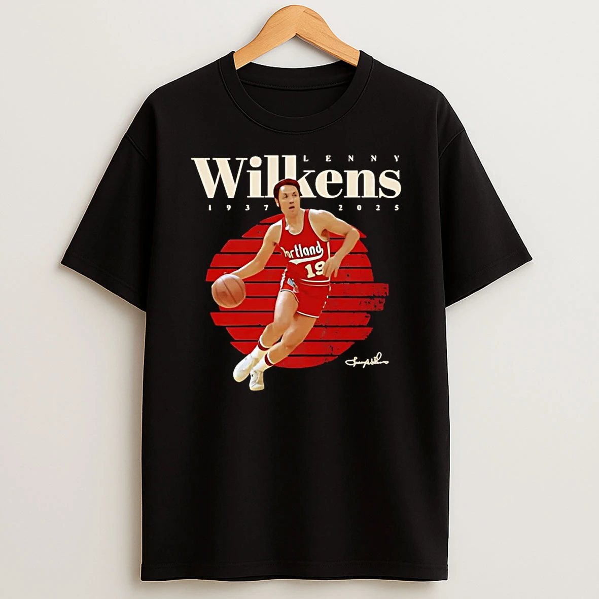 Lenny Wilkens 1937 2025 Portland Trail Blazers Shirts