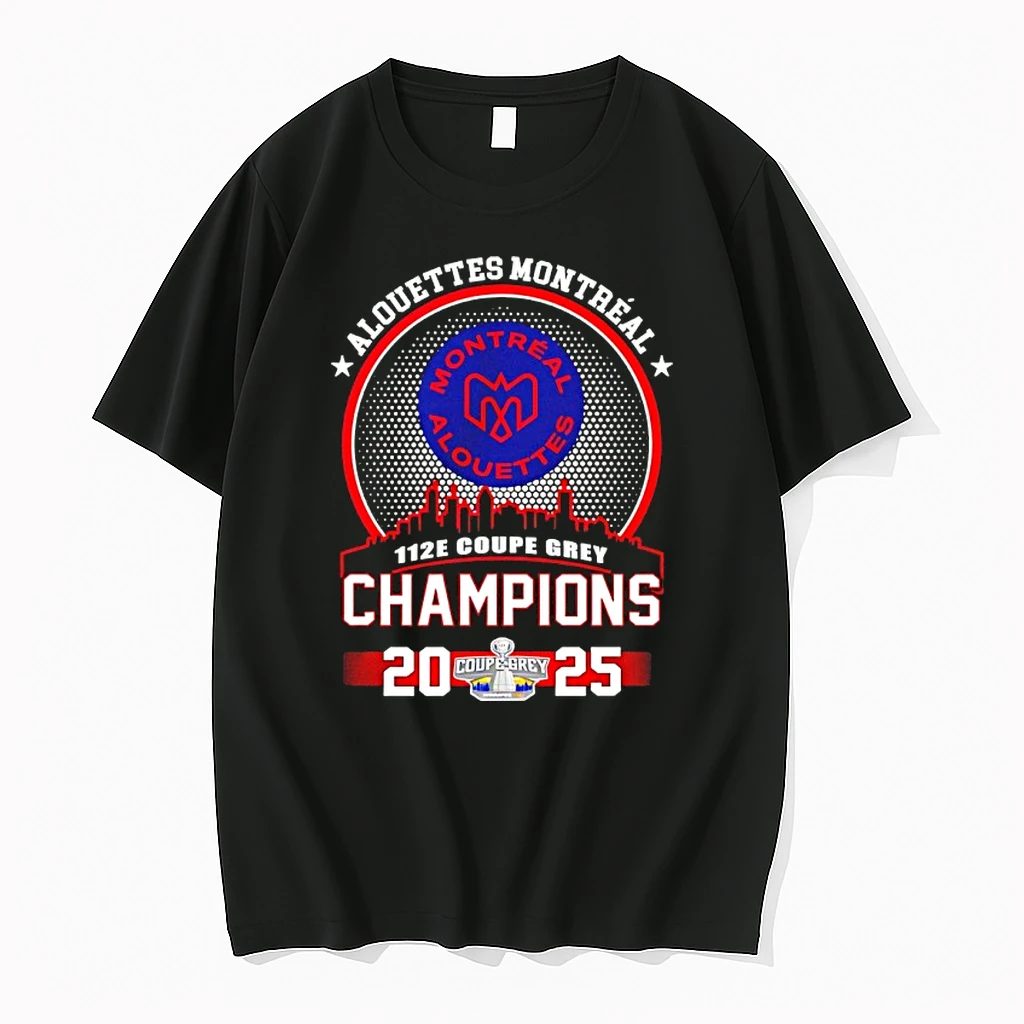 Les Montreal Alouettes 112e Coupe Grey Cup Champions 2025 Shirts