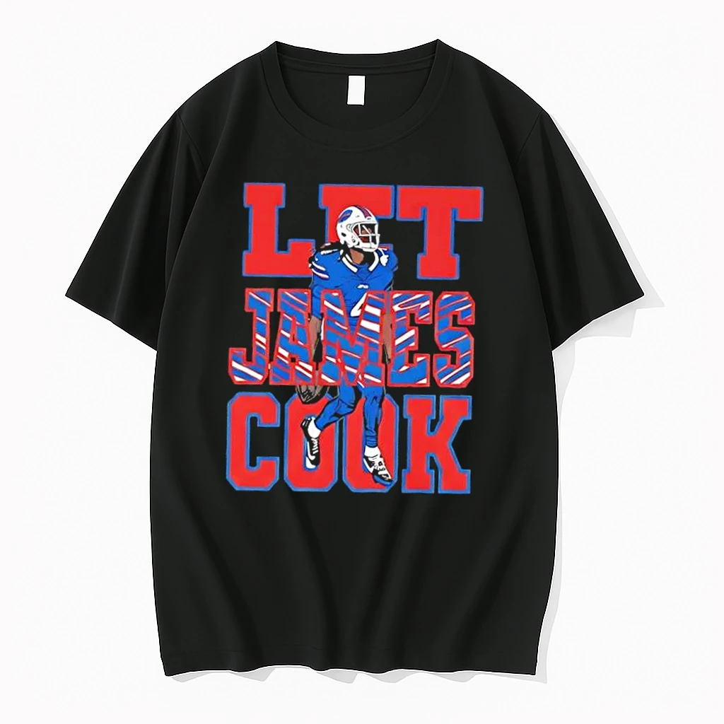 Let James Cook Buffalo Bills Football Caricature Shirts