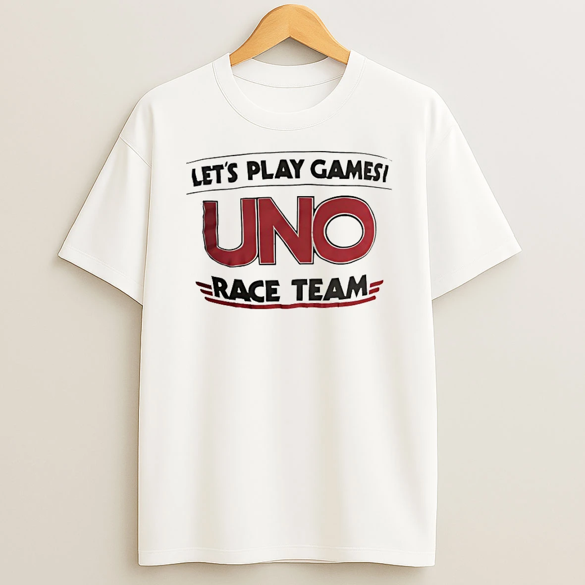 Lets Play Games Race Team Shirts