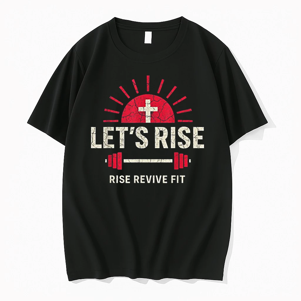 Lets Rise Christian Fitness Shirts