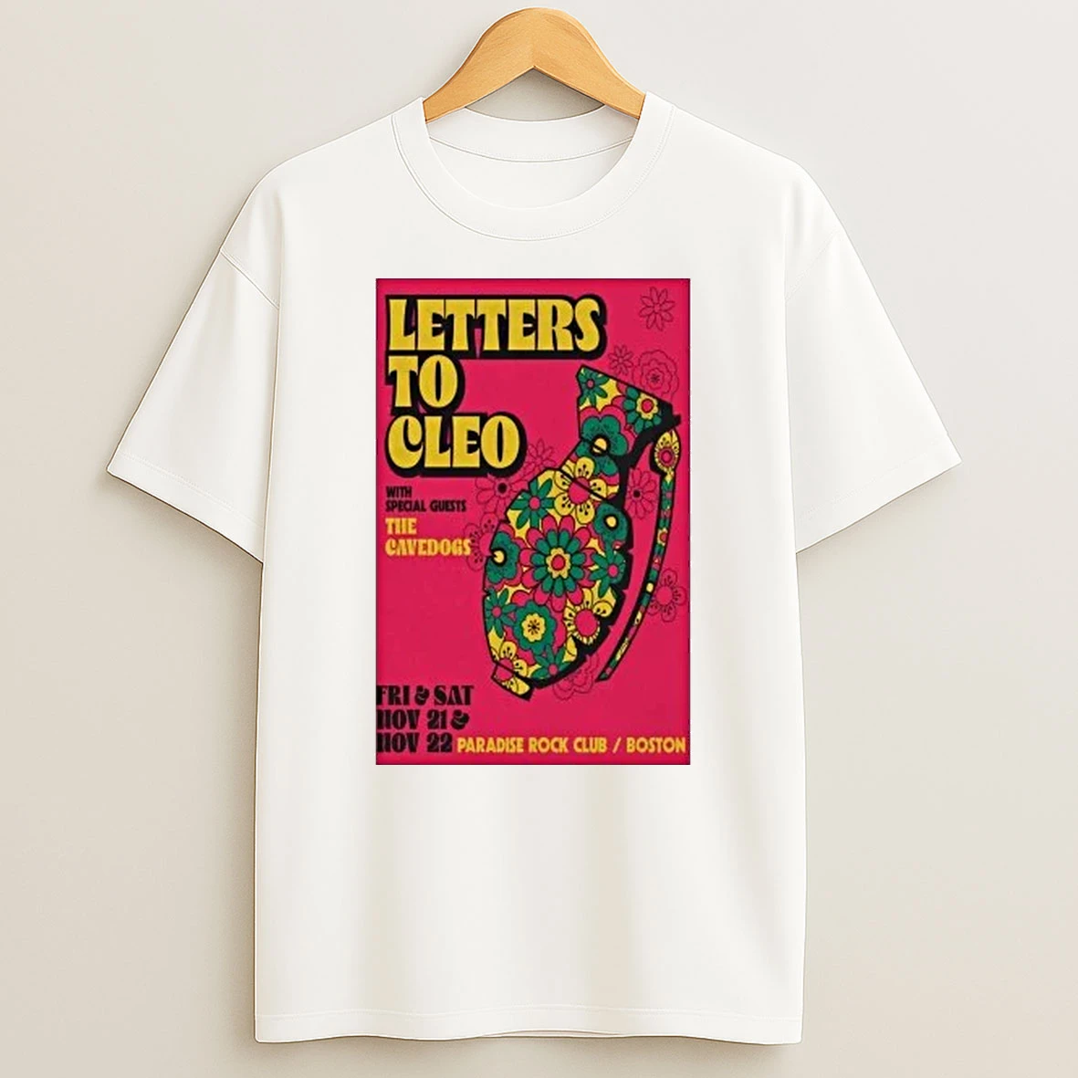 Letters To Cleo Paradise Rock Club Boston Nov 21 And 22 2025 Shirts