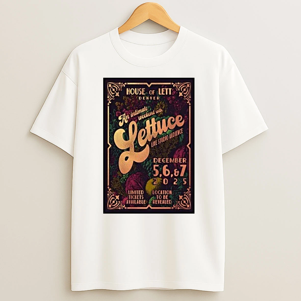 Lettuce Dec 5 7 2025 House Of Lett Show Shirts