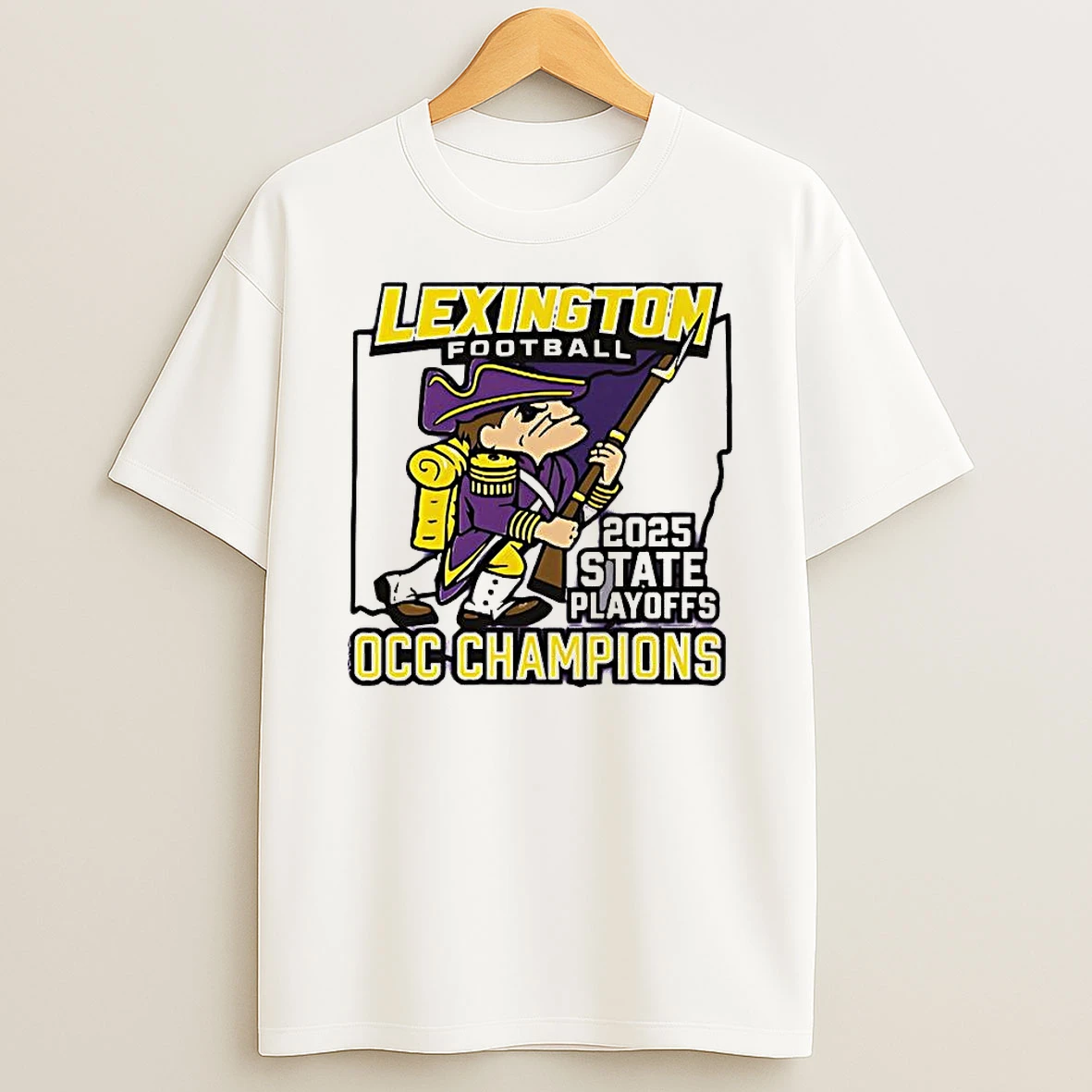 Lexington Minutemen Football Playoffs 2025 Occ Champions Shirts