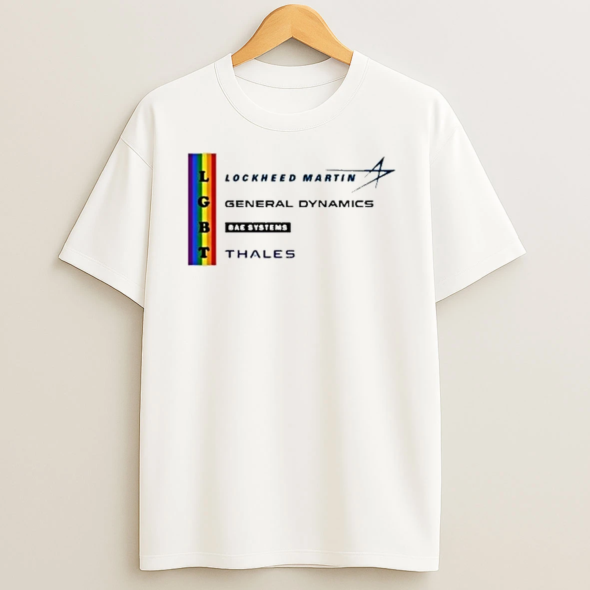 Lgbt Lockheed Martin General Dynamics Bea Systems Thales Shirts