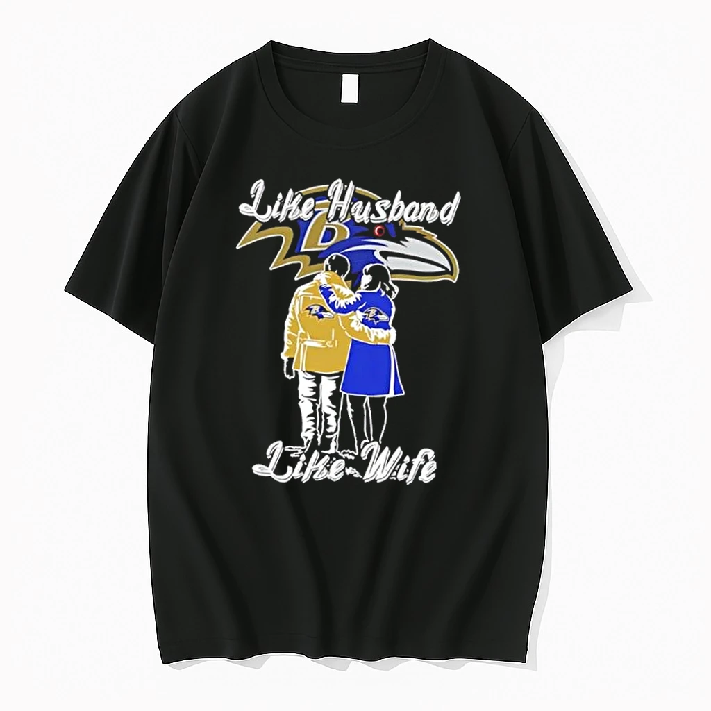 Like Husband Like Wife Like Baltimore Ravens Shirts