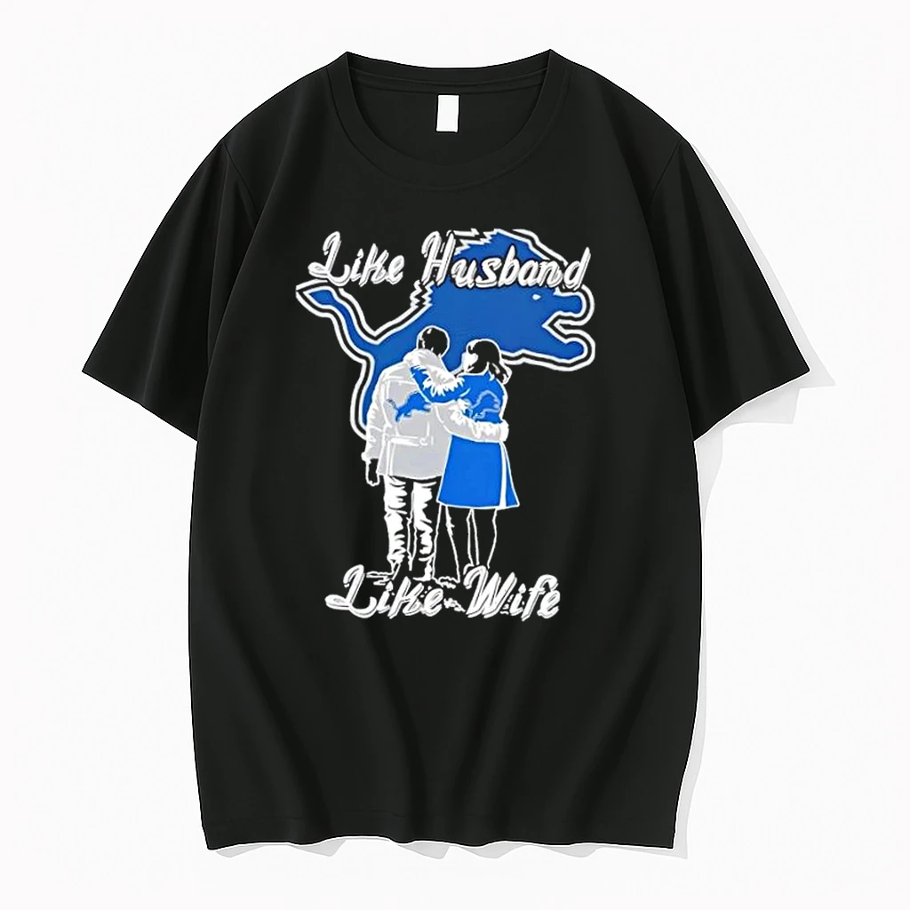 Like Husband Like Wife Like Detroit Lions Shirts