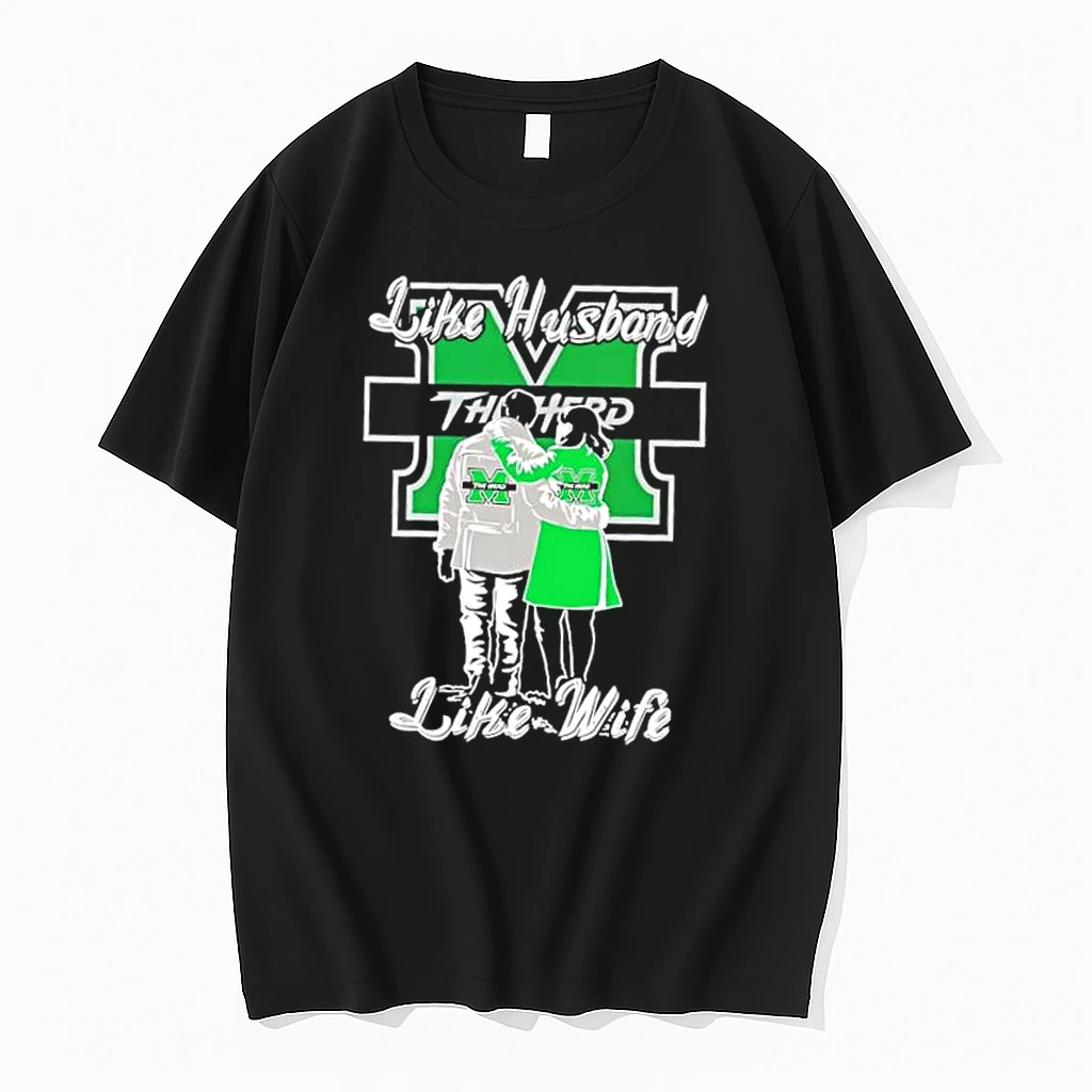 Like Husband Like Wife Like Marshall Thundering Herd Shirts