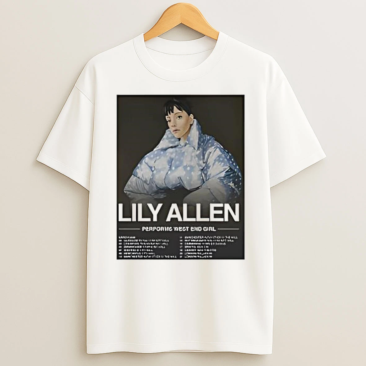 Lily Allen West End Girl Tour 2026 Shirts