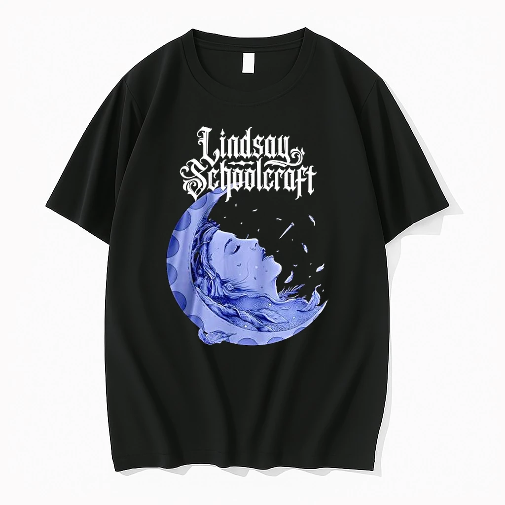 Lindsay Schoolcraft Crescent Moon Woman Shirts