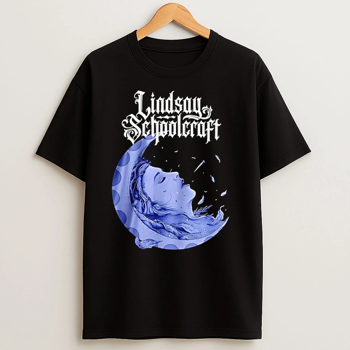 Lindsay Schoolcraft Crescent Moon Woman T Shirts