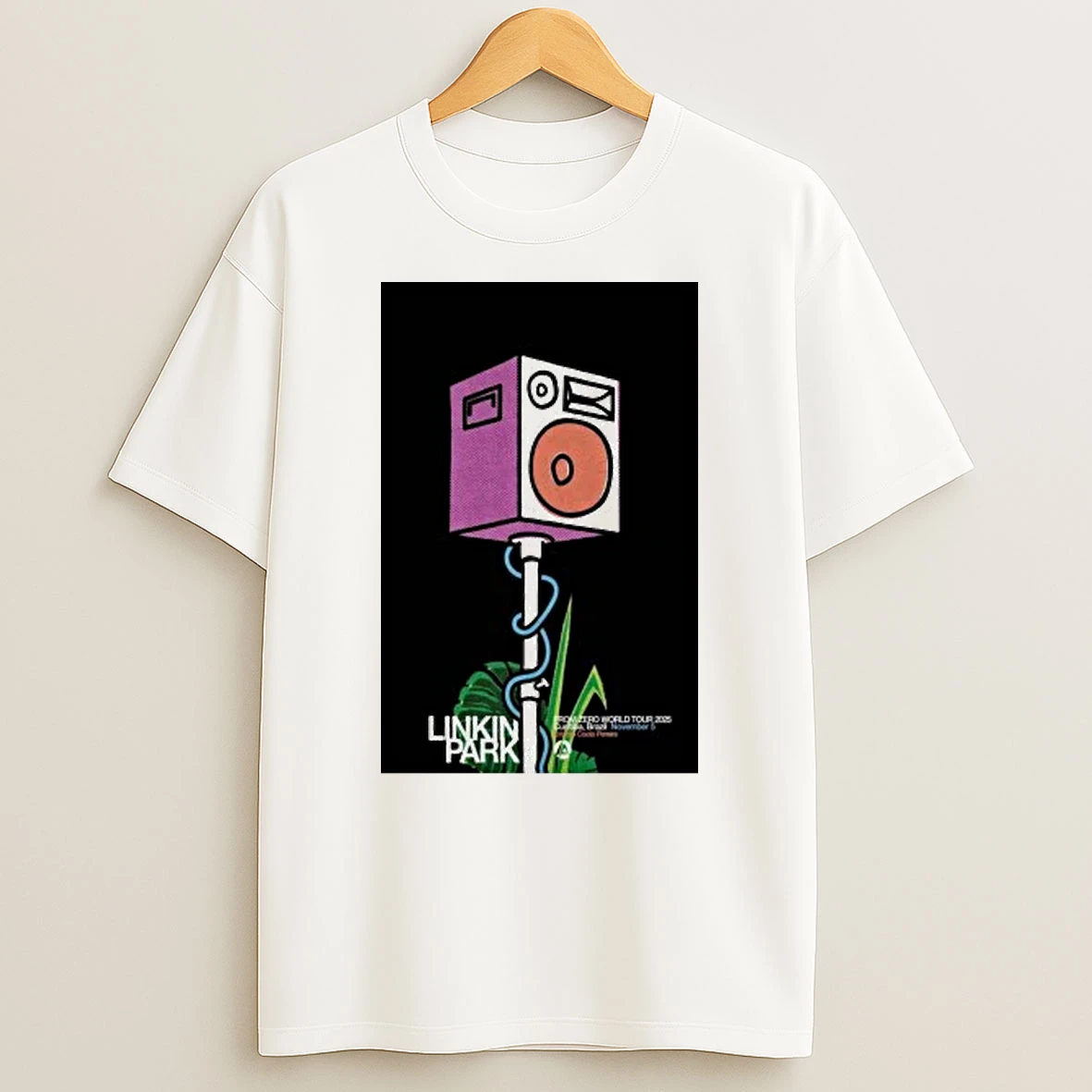 Linkin Park November 5 2025 Curitiba Brazil Shirts