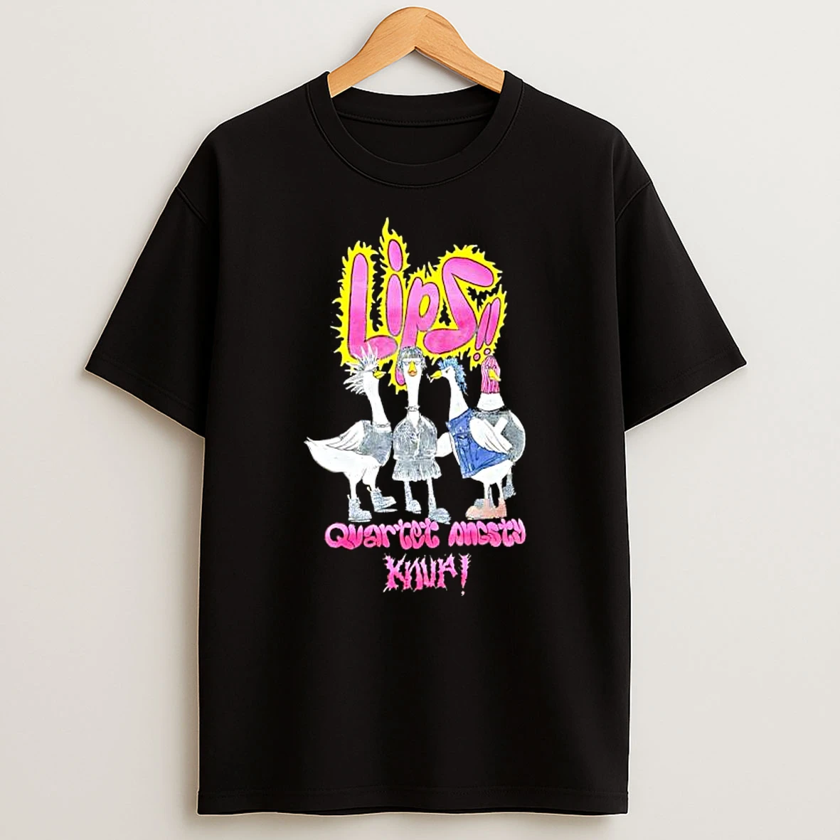 Lips Quartet Ancstry And Knuf Ducks Dressed Graphic Shirts
