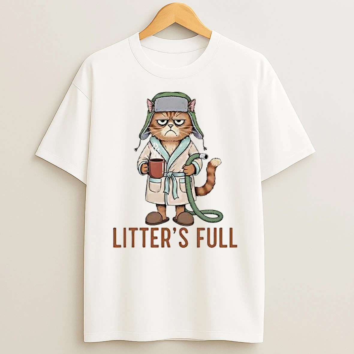 Litters Full Funny Cat Lovers Christmas Shirts