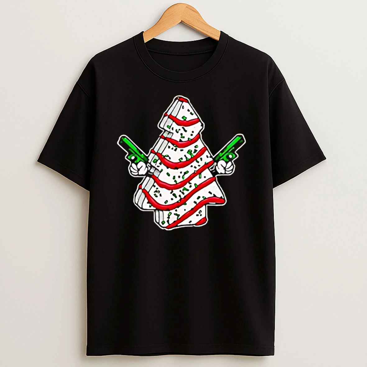 Little Debbie Christmas Tree Cake Guns Shirts