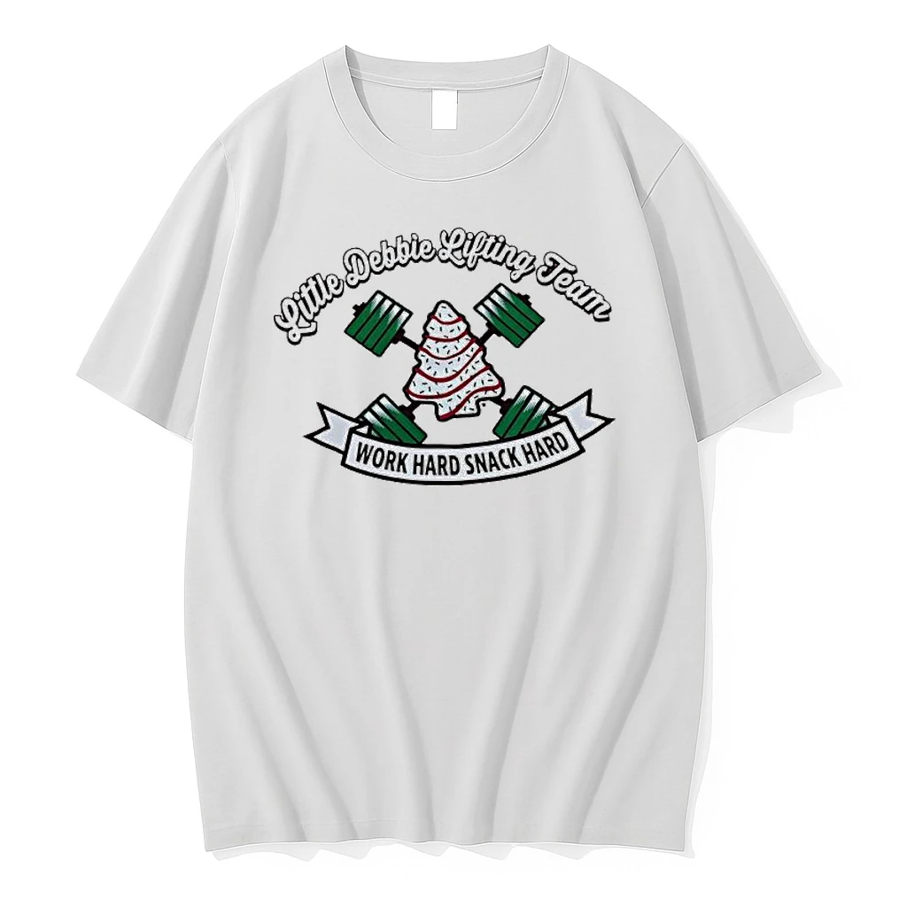 Little Debbie Lifting Team Work Hard Snack Hard Shirts