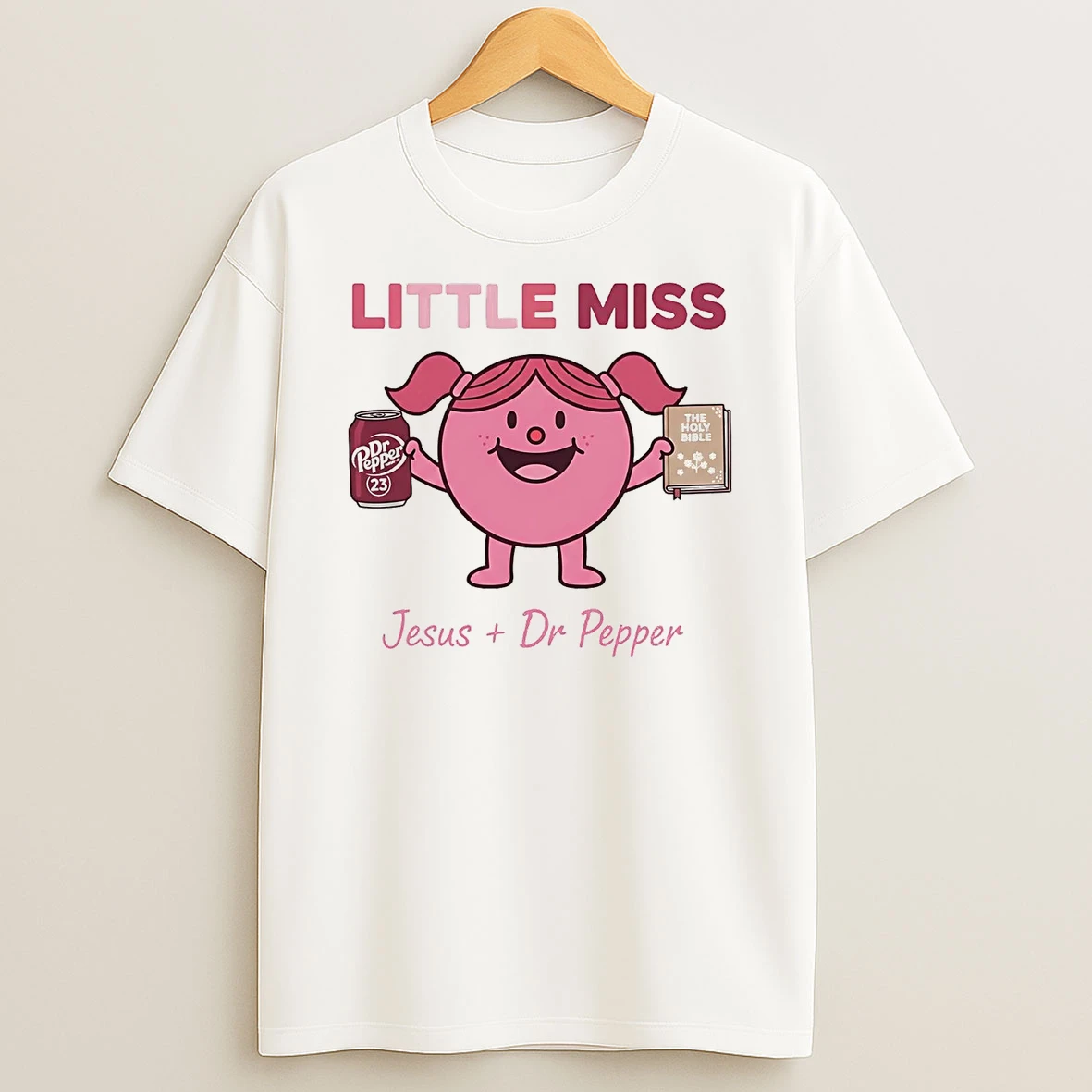 Little Miss Jesus And Dr Pepper Shirts