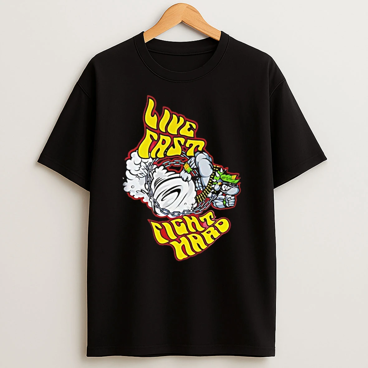 Live Fast Fight Hard Shirts