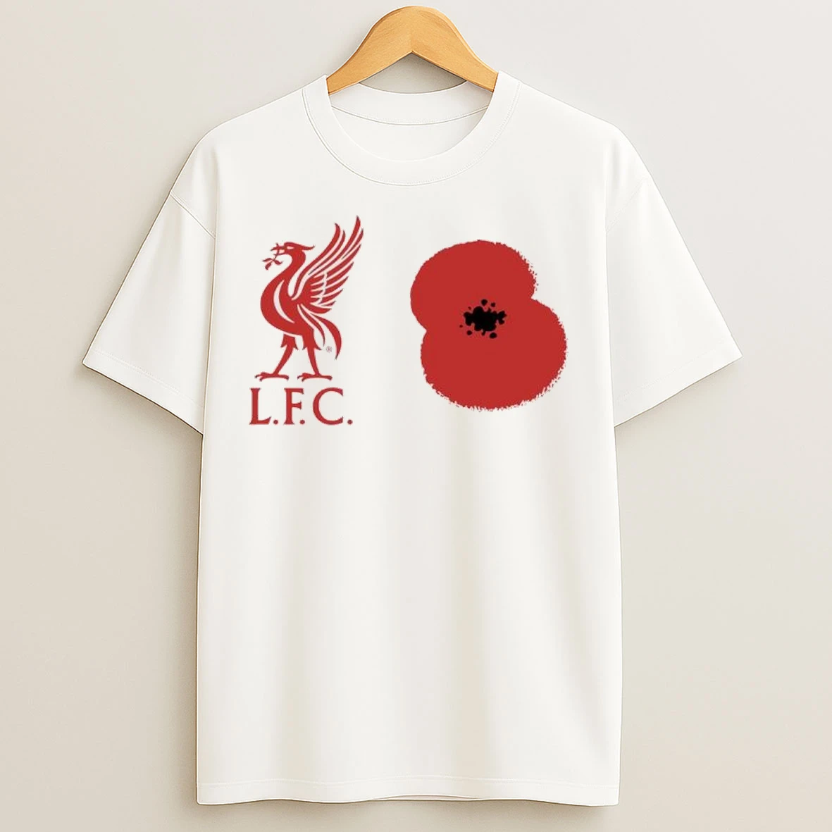 Liverpool Fc Common Poppy T Shirts