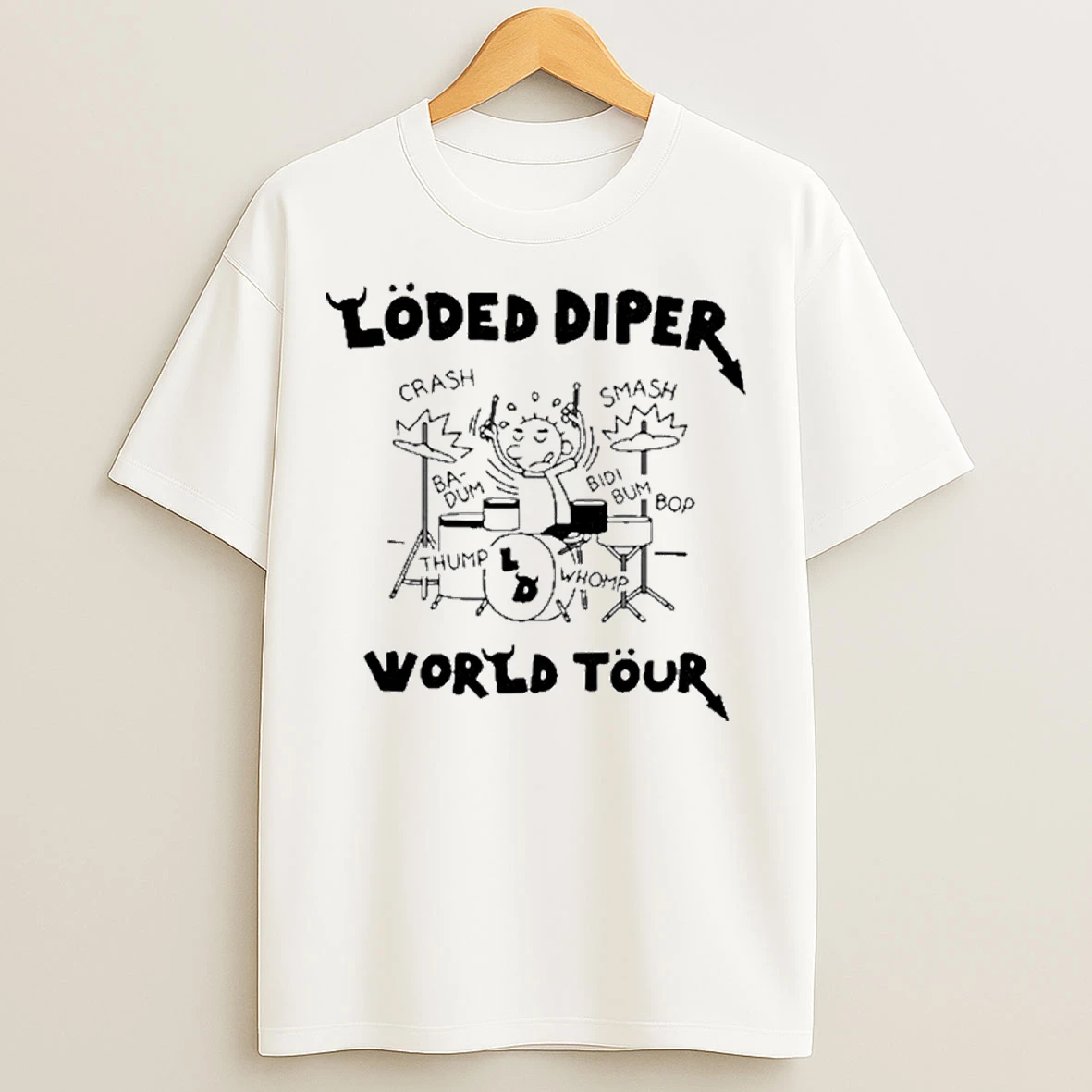 Loded Diper World Tour 2025 T Shirts