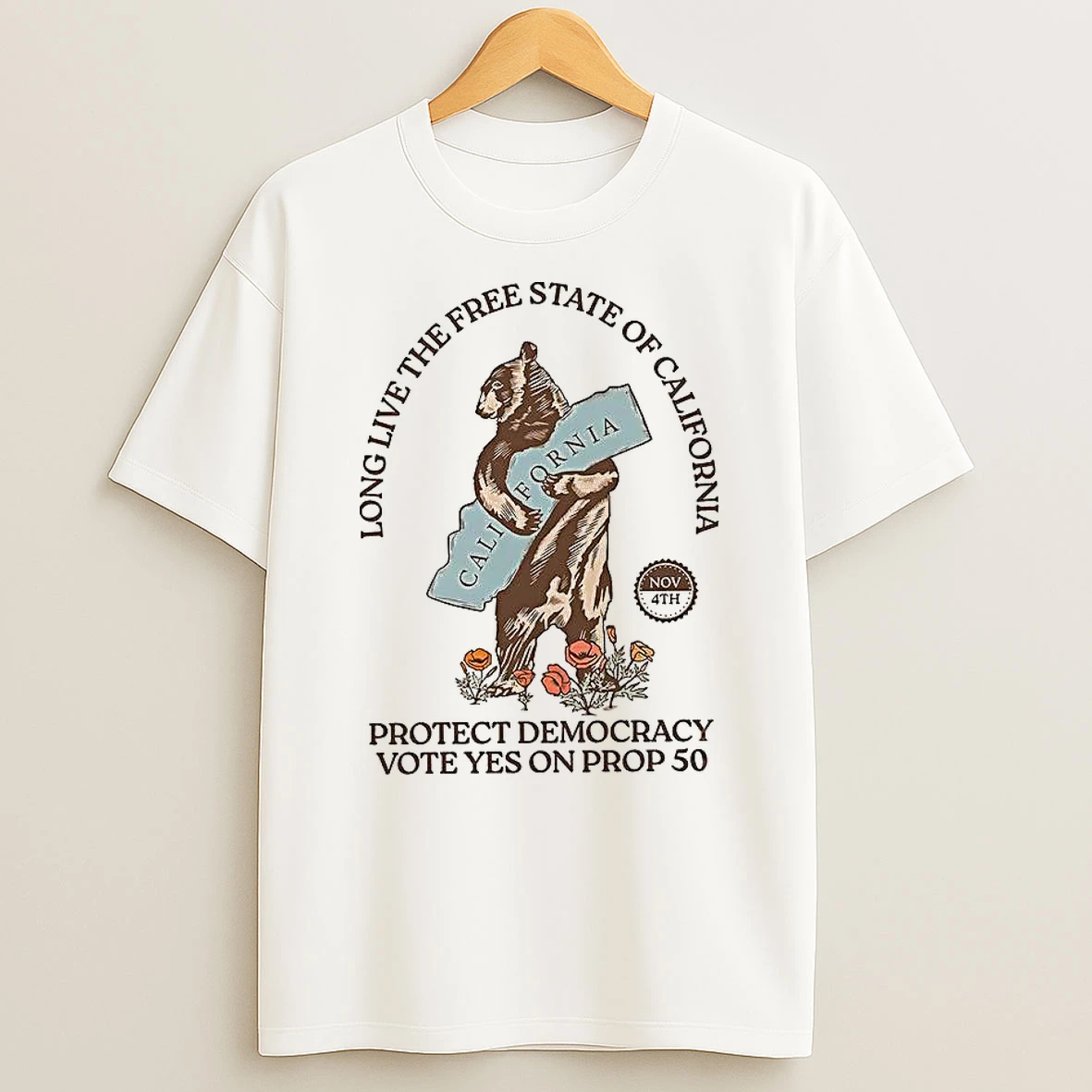 Long Live The Free State Of California Shirts