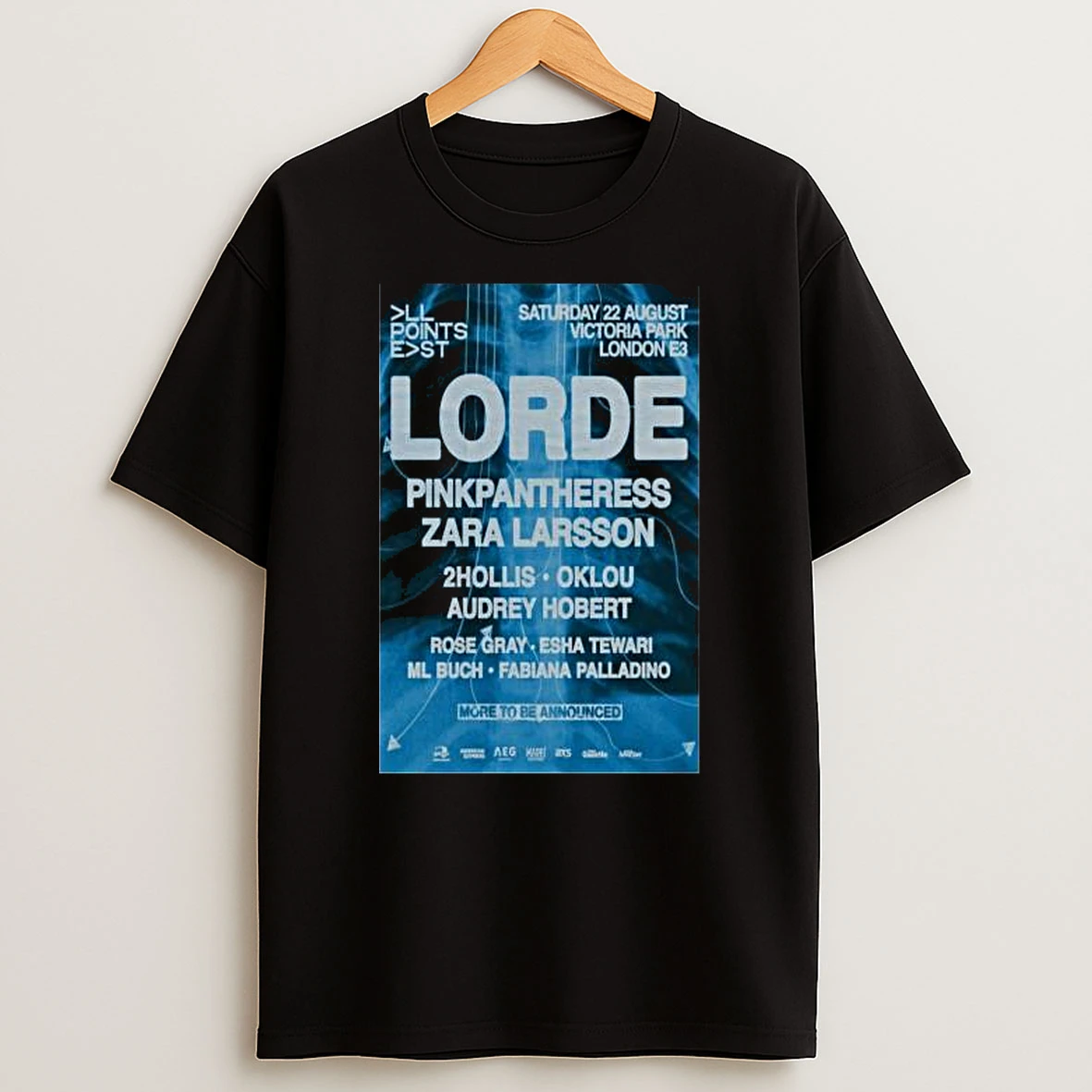 Lorde All Points East August 22nd 2026 London Shirts