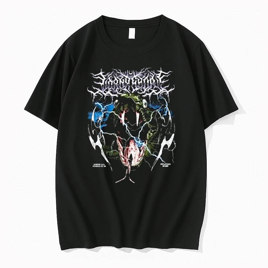Lorna Shore Dark Snake Shirts