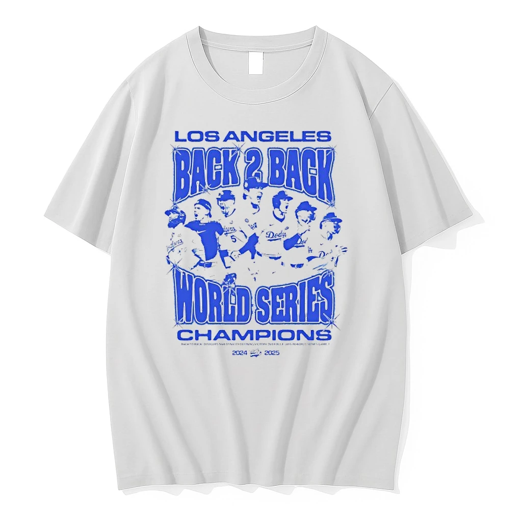Los Angeles Back 2 Back World Series Champions 2024 2025 Shirts