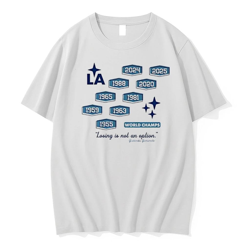 Los Angeles Baseball Nine Time World Champs Shirts