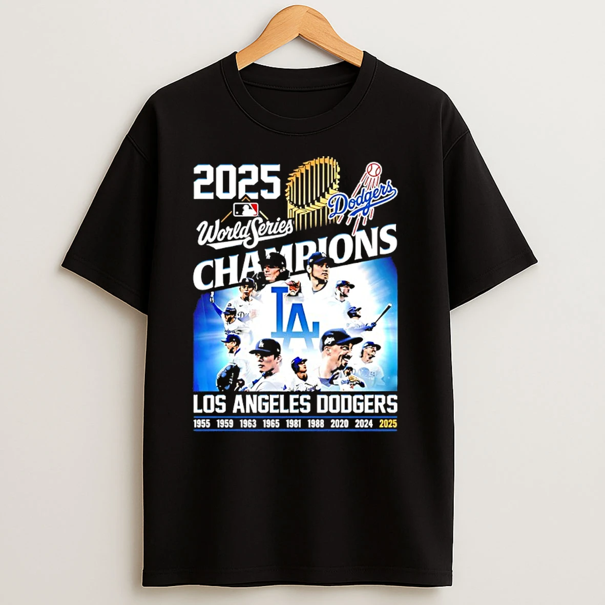 Los Angeles Baseball World Series Champions 2025 All Team T Shirts
