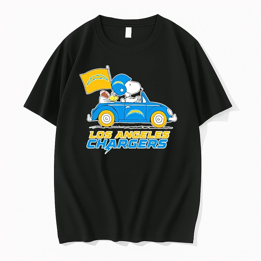 Los Angeles Chargers Football X Snoopy Drive Car Shirts
