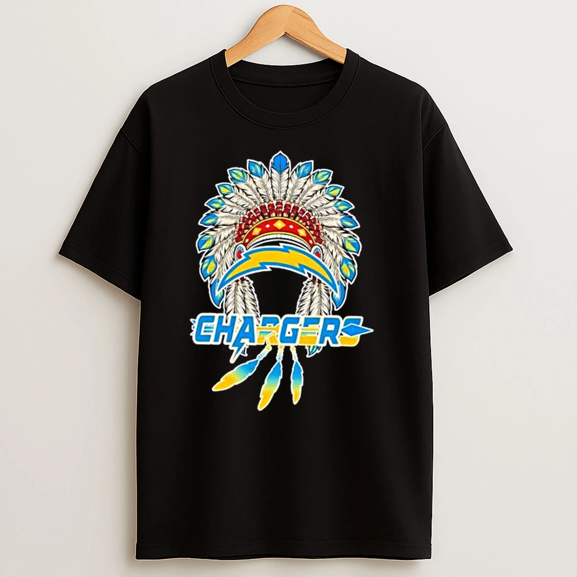 Los Angeles Chargers Football X Native American T Shirts