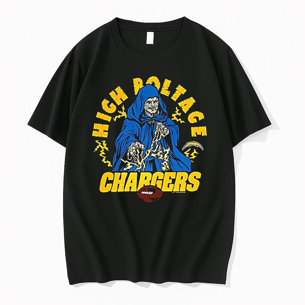 Los Angeles Chargers Nfl X Darth Sidious Star Wars High Roltage Shirts