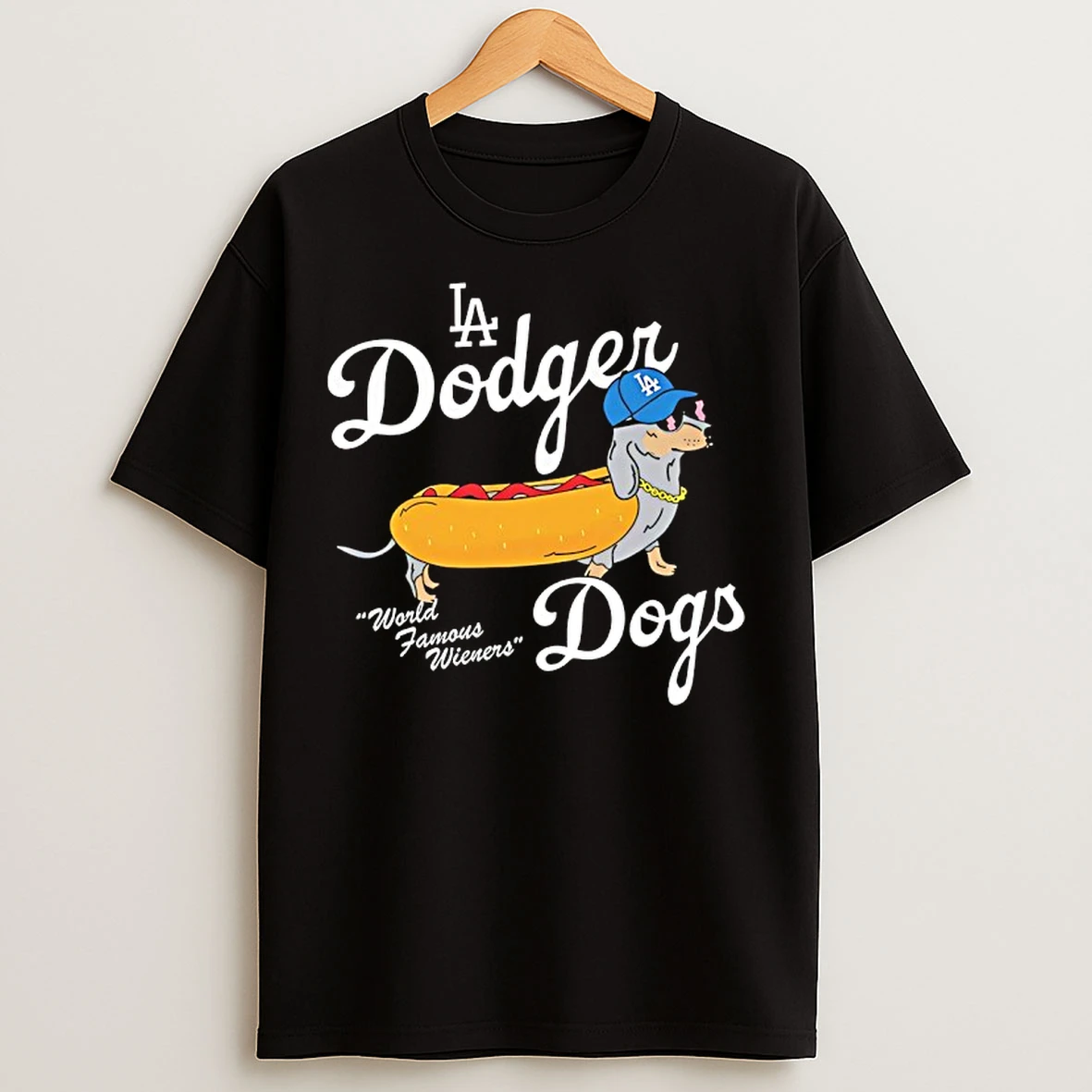 Los Angeles Dodger World Famous Wieners Dogs La T Shirts