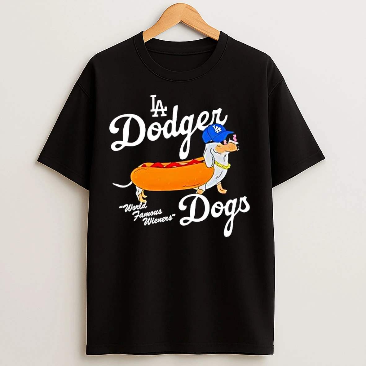 Los Angeles Dodger World Famous Wieners T Shirts