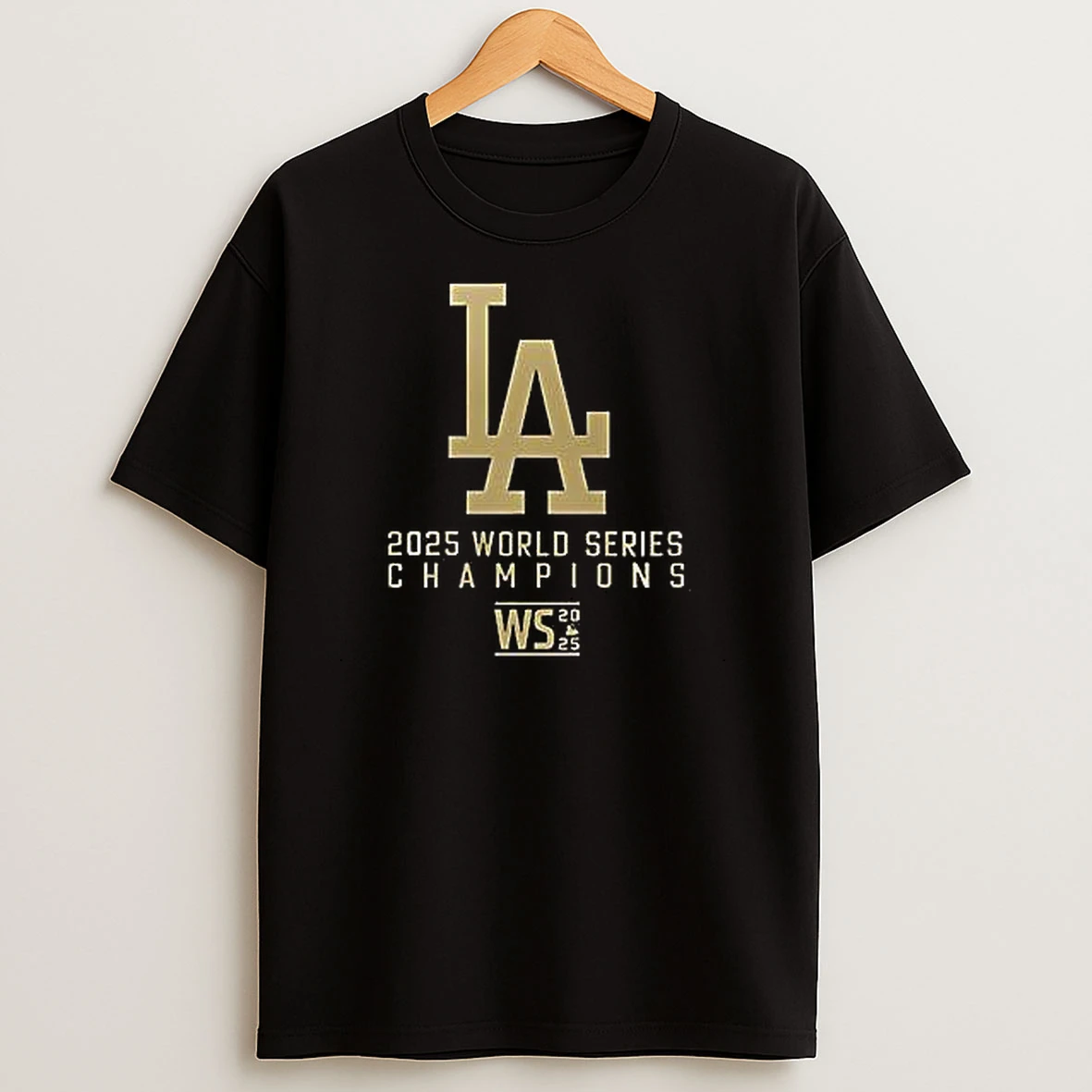 Los Angeles Dodgers 2024 2025 9 Time World Series Champions Black T Shirts