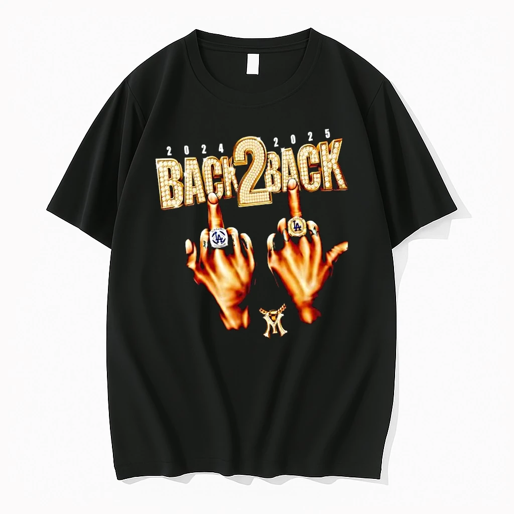 Los Angeles Dodgers 2024 2025 Back 2 Back Ring Hand Shirts