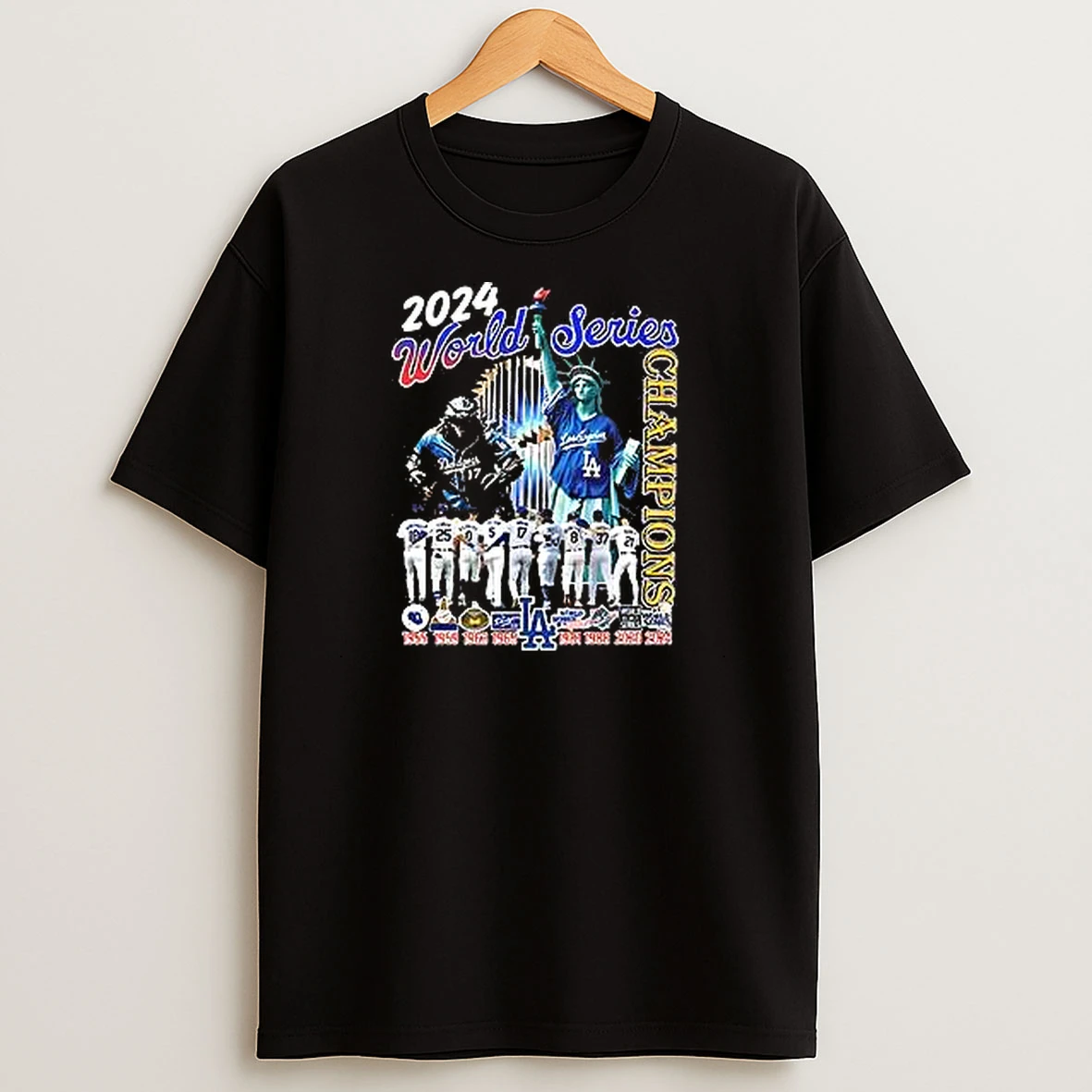 Los Angeles Dodgers 2024 Baseball Usa World Series Champions T Shirts