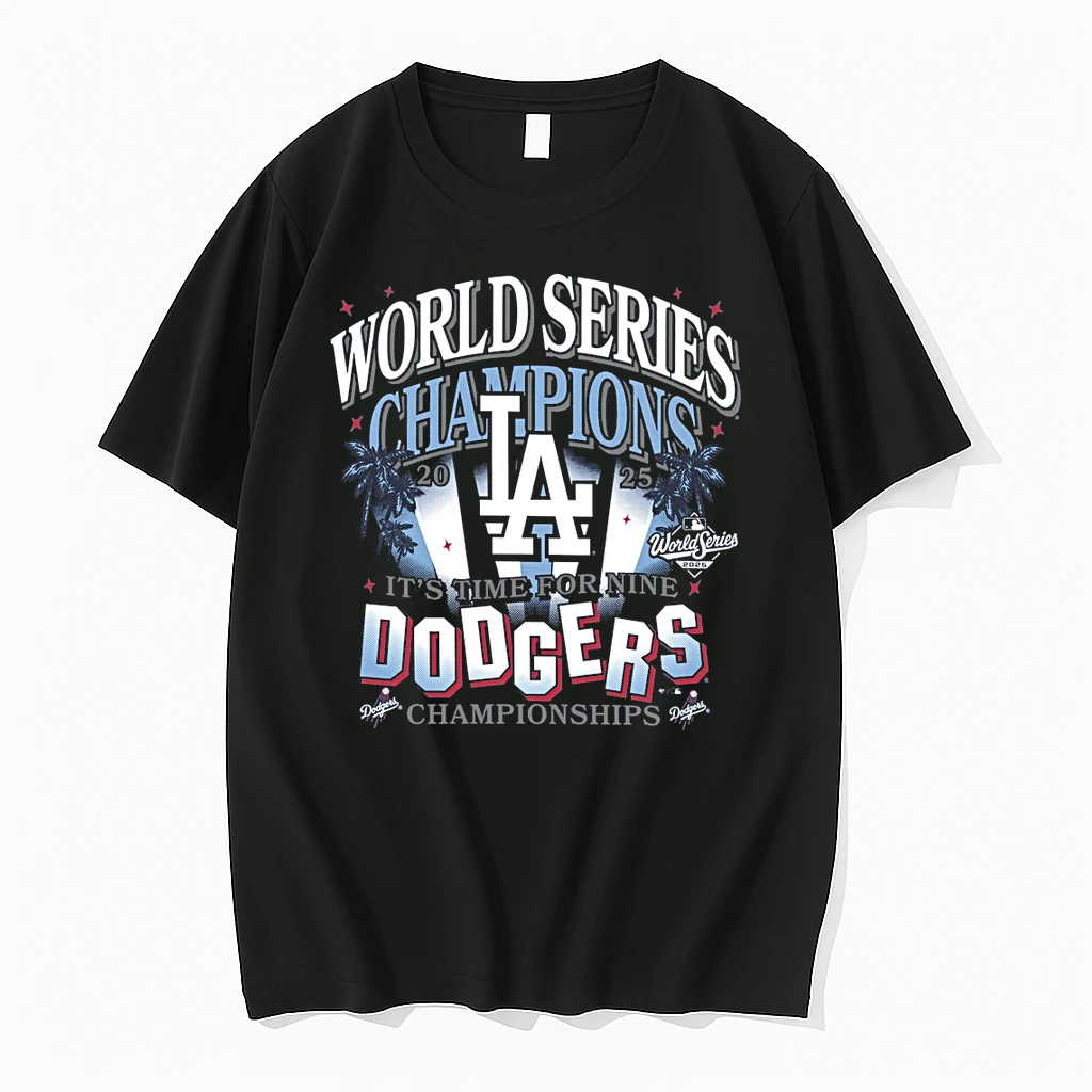 Los Angeles Dodgers 2025 Mlb World Series Champions Its Time For Nine 47 Shirts