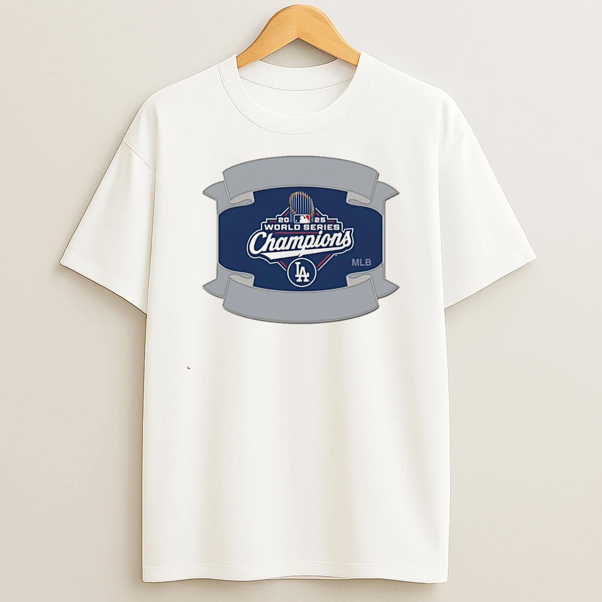 Los Angeles Dodgers 2025 Mlb World Series Champions Logo Christmas T Shirts
