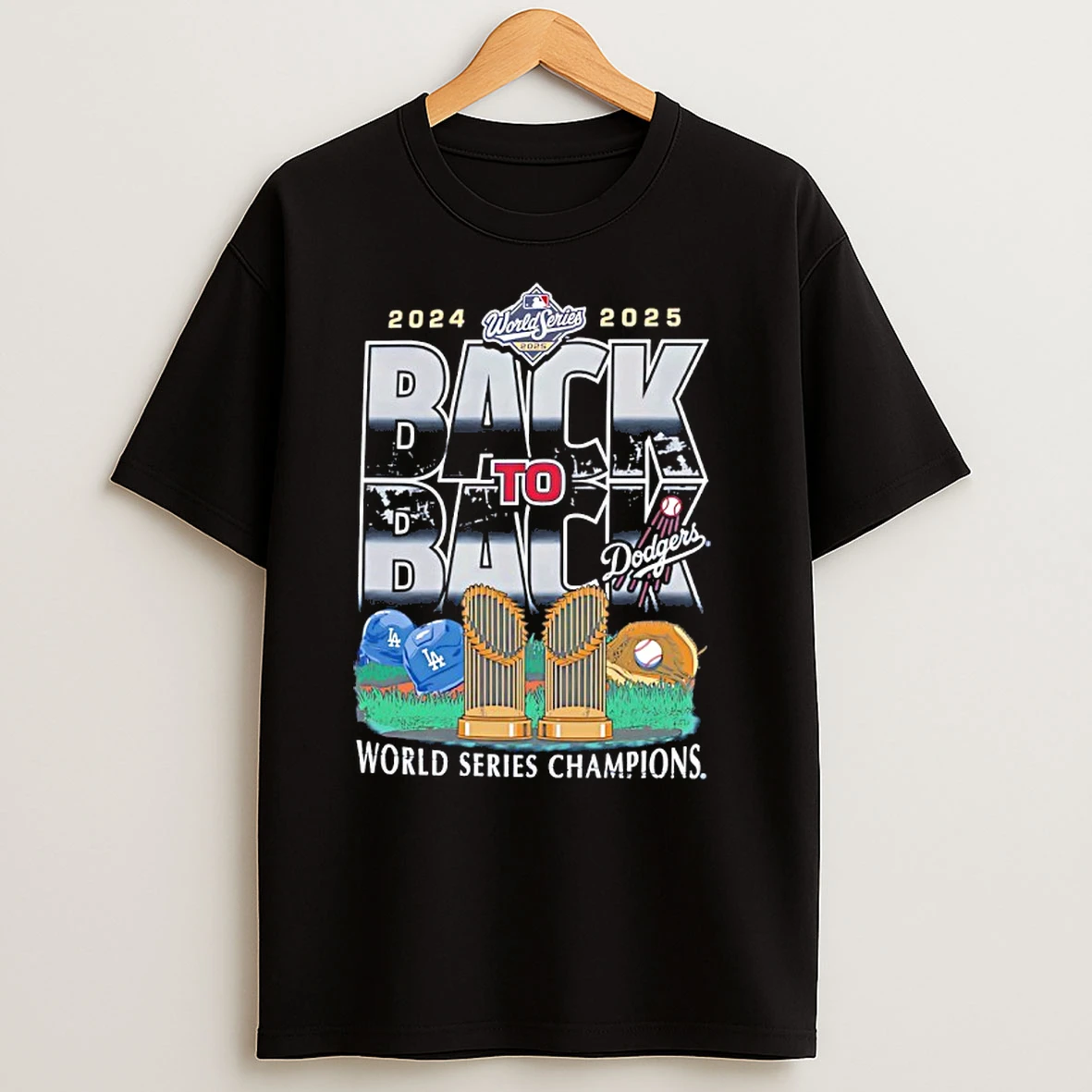 Los Angeles Dodgers 2025 World Series Back 2 Back Champions T Shirts