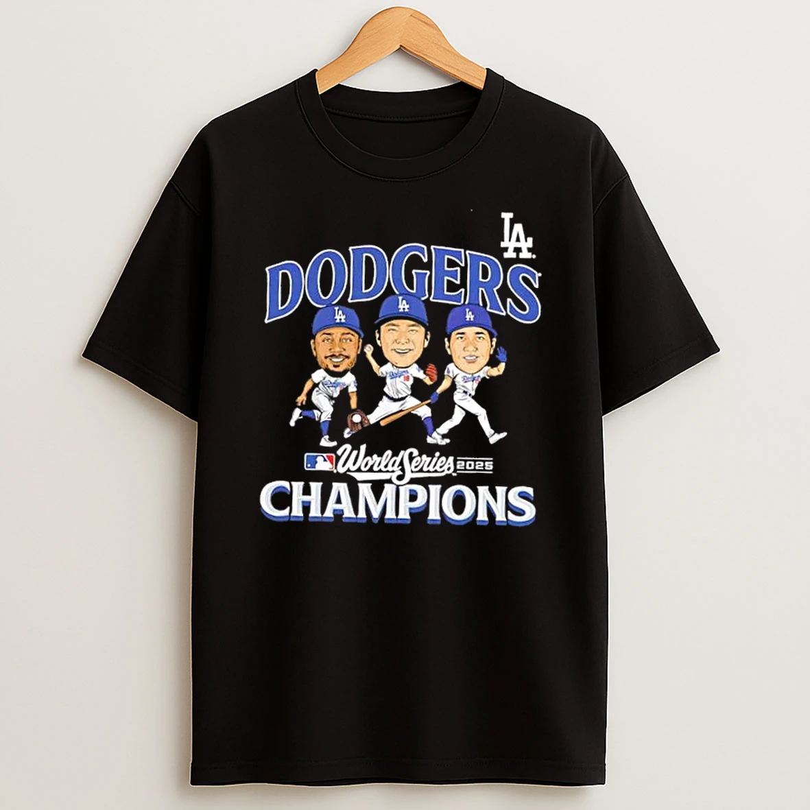 Los Angeles Dodgers 2025 World Series Champions Appeal Play Cartoon Shirts