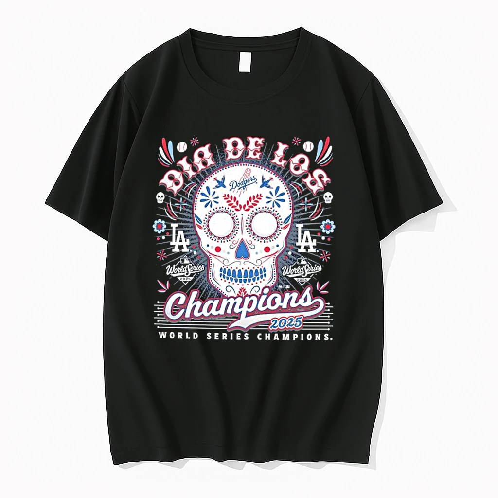 Los Angeles Dodgers 2025 World Series Champions Dia De Los Champions Shirts