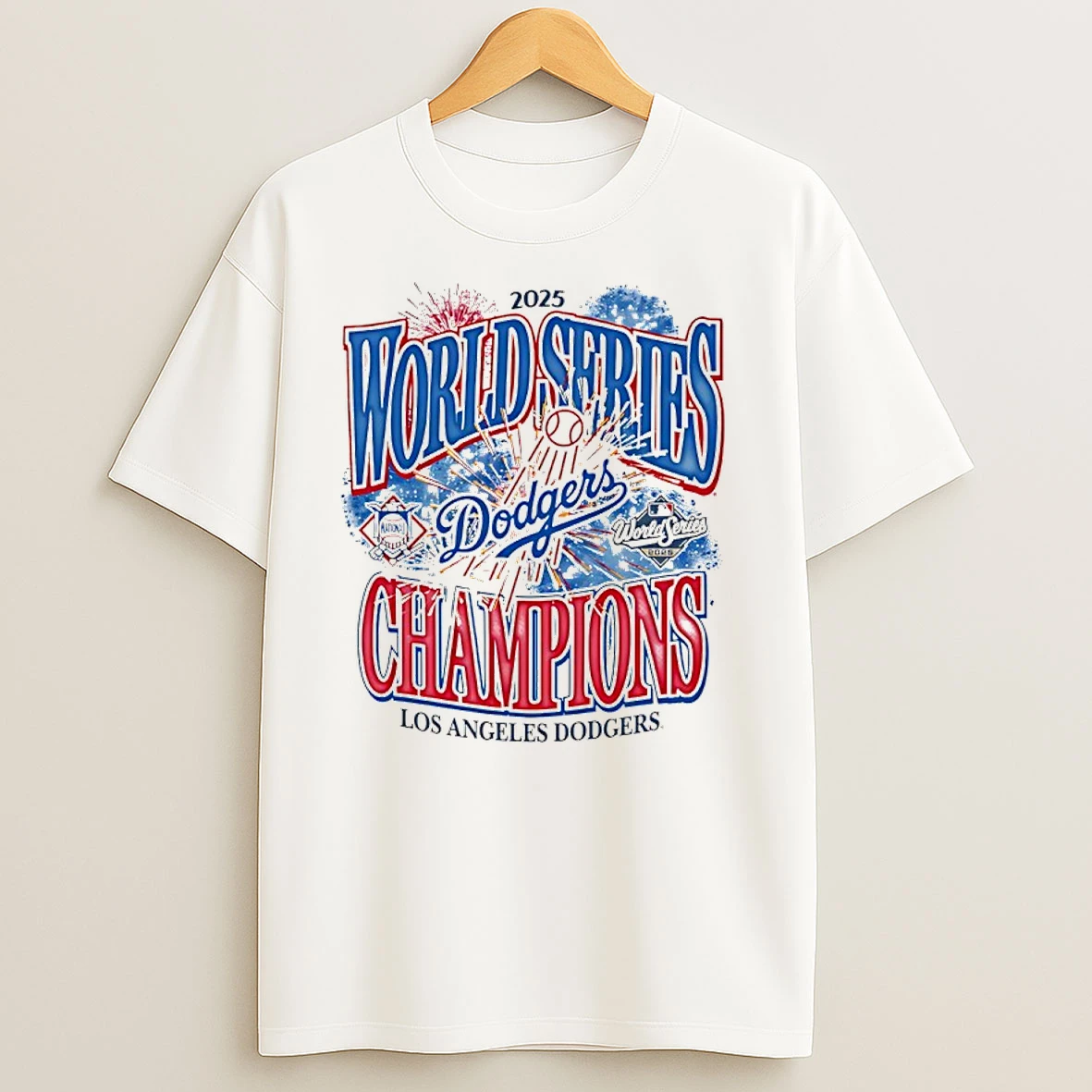 Los Angeles Dodgers 2025 World Series Champions Franklin T Shirts