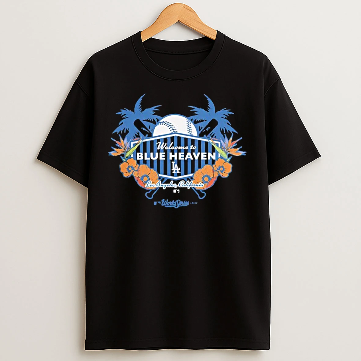 Los Angeles Dodgers 2025 World Series Champions Hometown Blue Heaven T Shirts