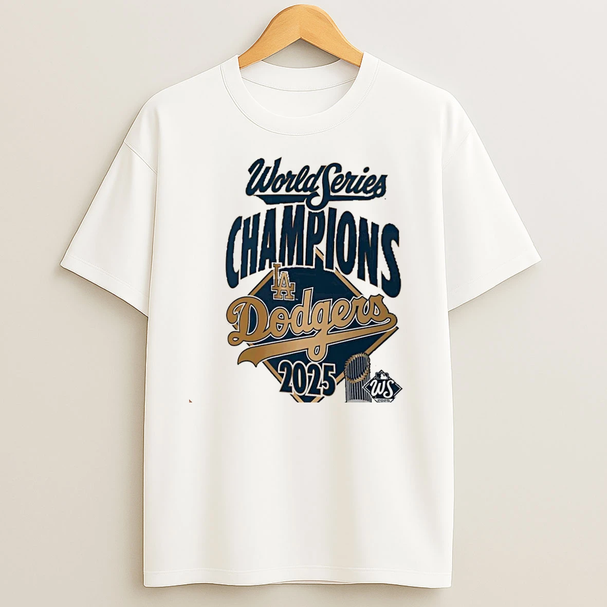 Los Angeles Dodgers 2025 World Series Champions Locker Room Christmas T Shirts